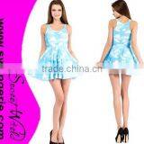 Sexy Sleeves Printed Fashion Dress LY011 thumbnail-1