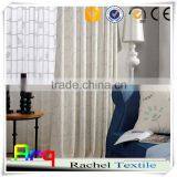 Geomery Design White Polyester Cotton Embroidery Curtain Fabric in Livingroom Window Curtain thumbnail-6