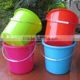 10L Plastic Bucket Cheap With Lid Handle Water Bucket thumbnail-1