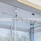 Stainless Steel sliding glass frameless shower doors Tube clip Sliding Door