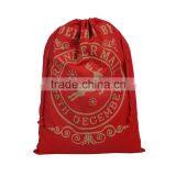 Monogram Christmas Burlap Santa Sack thumbnail-6