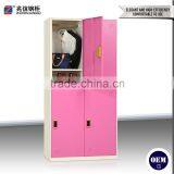 High-value 4 Door Wardrobe Stainless Steel Closet Locker Environmental Steel Locker thumbnail-6