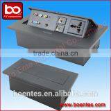 Conference Socket for Desktop Pop Up Power Outlet Box With USB Power Charging thumbnail-3