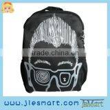 JSMART Backpack M&L Customized Rucksack Abstract Art MOQ FREE Photo Bag Sublimation Printing