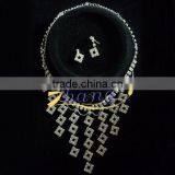 Bridal Jewelry Set Decorated With Rhinestone thumbnail-1