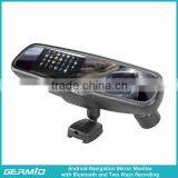 Android Car Rearview Mirror GPS Navigators,bluetooth,dvr Recording thumbnail-6