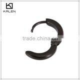 China Vogue Round Titanium Stainless Steel Jewelry Earrings thumbnail-2