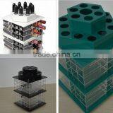 Black Rotating Acrylic Spinning Lipstick Tower thumbnail-3