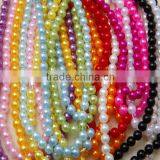 Whole Sale Colorful 3mm --14mm Immitation Pearl ABS Round Plastic Beads Chain for Jewelry Christmas thumbnail-3