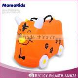 plastic baby ride on suitcase high quality travel luggage bags for kids
