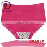 New Arrive Sexy Briefs Panties Undergarments for Women Lace Panties With Mesh Printed thumbnail-2