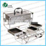 Clear Acrylic Cosmetic Case W/ Trays thumbnail-1