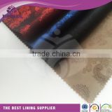 Woven wholeslae poly viscose jacquard high quality lining fabric
