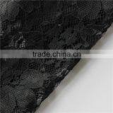 Net Black Nylon Cotton Mixed Fabric Floral Lace for Apparel/girls Dress/anarkaw Salwar Kameez thumbnail-4