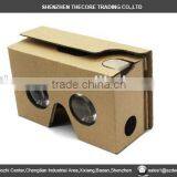 Cheap Price Paper Cardboard VR Box,DIY Google Cardboard VR 2.0 MAX 6 Inch Paper VR Box 3d Virtual Reality Glasses thumbnail-1
