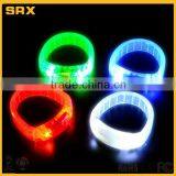CUSTOM MAKE PLASTIC MATERIAL LED Flashing Bracelet in Factory Price thumbnail-1