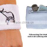 Terry Cotton Sports Wristband Sweatband in Stripe Pattern thumbnail-5