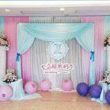 Adjustable Modular Exhibition Backdrop (Pipe & Drape) thumbnail-1