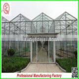Agriculture Farm 10.8m Multi-span Commerical Greenhouse Glass With Hydroponic System thumbnail-6