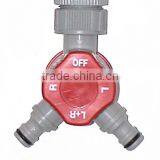 2-Way Garden Hose Connectors Snap With Dial Switch thumbnail-4