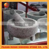 Unique Marble Stone Mortar and Pestle for Garlic Crusher Usage thumbnail-5