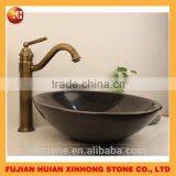 Yellow Round Circular Outdoor Wash Basin Sinks for Decor thumbnail-4