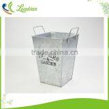 Large Galvanized Metal Flower Vase for Centerpieces thumbnail-3