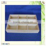 Best Seller Multi Grids Standing Storage Pine Wooden Tray thumbnail-1