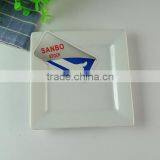 Stock Hot Selling Cheap Porcelain Square Plate , Cheap Ceramics Dinner Plate thumbnail-2