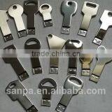 Silver 4GB Metal Key Shaped USB 2.0 Flash Drive, Golden Key Drive Memory 4gb, Mini Metal Traveller Key thumbnail-6