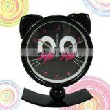 Creative Pocket Black Metal Swing Clock