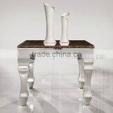 Stone Top Metal Legs Bed Side Table thumbnail-6