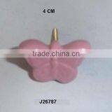 Hand Painted Ceramic Knob Available in Other Colour and Patterns thumbnail-1