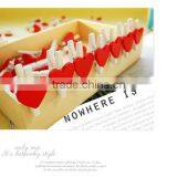 Wooden Red Heart Photo Meno Clip for Home Decor thumbnail-2