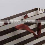 Foldable Gift Bag With Stripe Pattern/ Shopping Paper Bag thumbnail-3