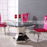 A8039 Cheap Round Dining Table and Chairs for Coffee Shop thumbnail-4