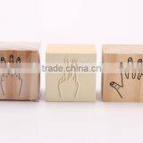 Jumbo Gesture Wooden Stamp thumbnail-2