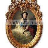 FA-053G-01woman Portrait Canvas Oil Painting With Frame thumbnail-1