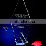 Jingyage Top Quality Business Crystal Award Plaques New Design Crystal Trophy Award Souvenir Crystal Plate Awards thumbnail-2