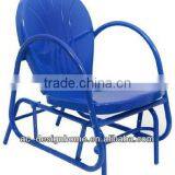 ELECTRIC BLUE RETRO METAL TULIP SINGLE GLIDER thumbnail-1