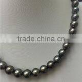 AA 10-11mm Colorful South Sea Pearl With 14K Gold Clasp Necklace thumbnail-4