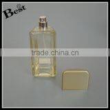 China Luxury Translucent Gold 100 ml Glass Bottle Cosmetic Perfume Bottle Glass With Bottle Gold Aluminum Spray and Cap thumbnail-4