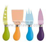 AM-7185 Colour Cheese Knife Set With Acrylic Block thumbnail-2