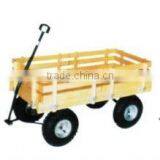 TC1823 Wooden Garden Trolley,childrens Wooden Cart,kids Wagon Cart thumbnail-2