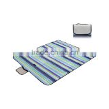 wholesale customised logo picnic blanket tartan foldable camping picnic mat with waterproof PVC coating