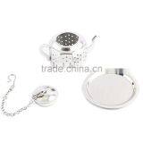 WCMY025 Stainless Steel Tea Infuser Tea Ball Gift , Strainer & Steeper Bundle thumbnail-5