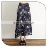 Floral Print Women Long Maxi Skirt thumbnail-2