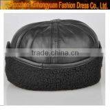 Custom Wholesale Black Genuine Leather Hats for Men
