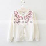 New Hot High Quality Elastic Unlined Children Cardigan With Sequin Infront thumbnail-4