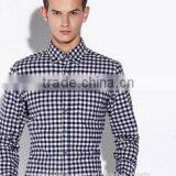 Men's Check Cotton Shirt Slim Fit Shirt HOT! MSRT0044 thumbnail-1